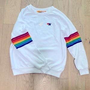 Aviator Nation white sweatshirt - NWT